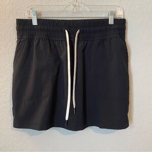 Bally Women's Black Skirt with Drawstring and shorts underneath new w/o tags